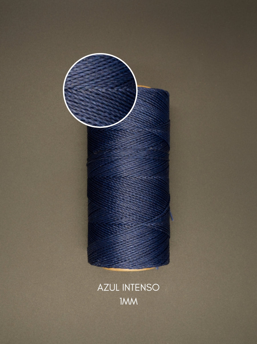HILO ENCERADO AZUL INTENSO 1mm