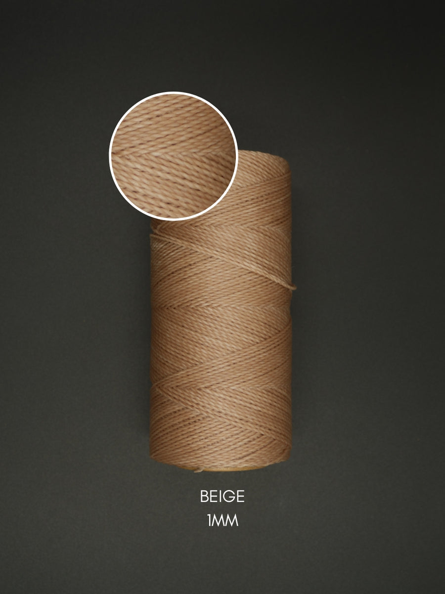 HILO ENCERADO BEIGE 1mm
