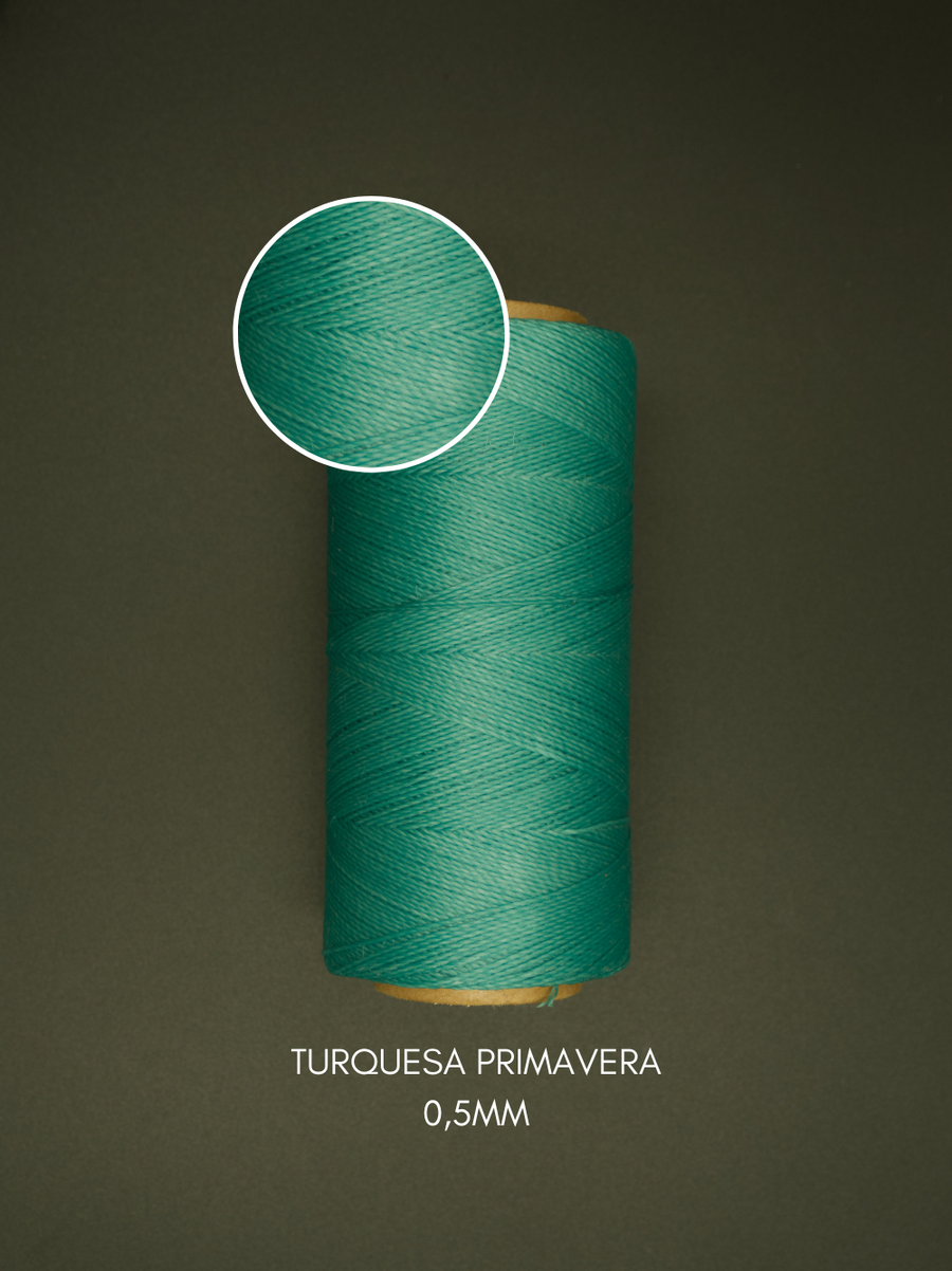 HILO ENCERADO TURQUESA PRIMAVERA 0,5mm