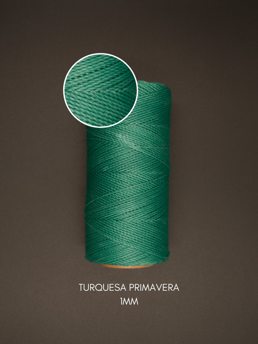 HILO ENCERADO TURQUESA PRIMAVERA 1mm