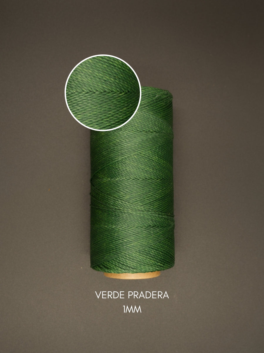 HILO ENCERADO VERDE PRADERA 1mm