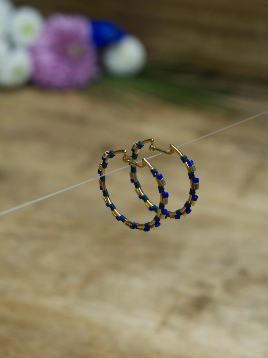 PENDIENTES ALEGRÍA AZUL S