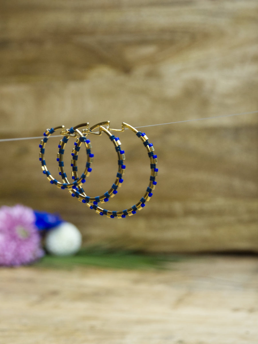 PENDIENTES ALEGRÍA AZUL S