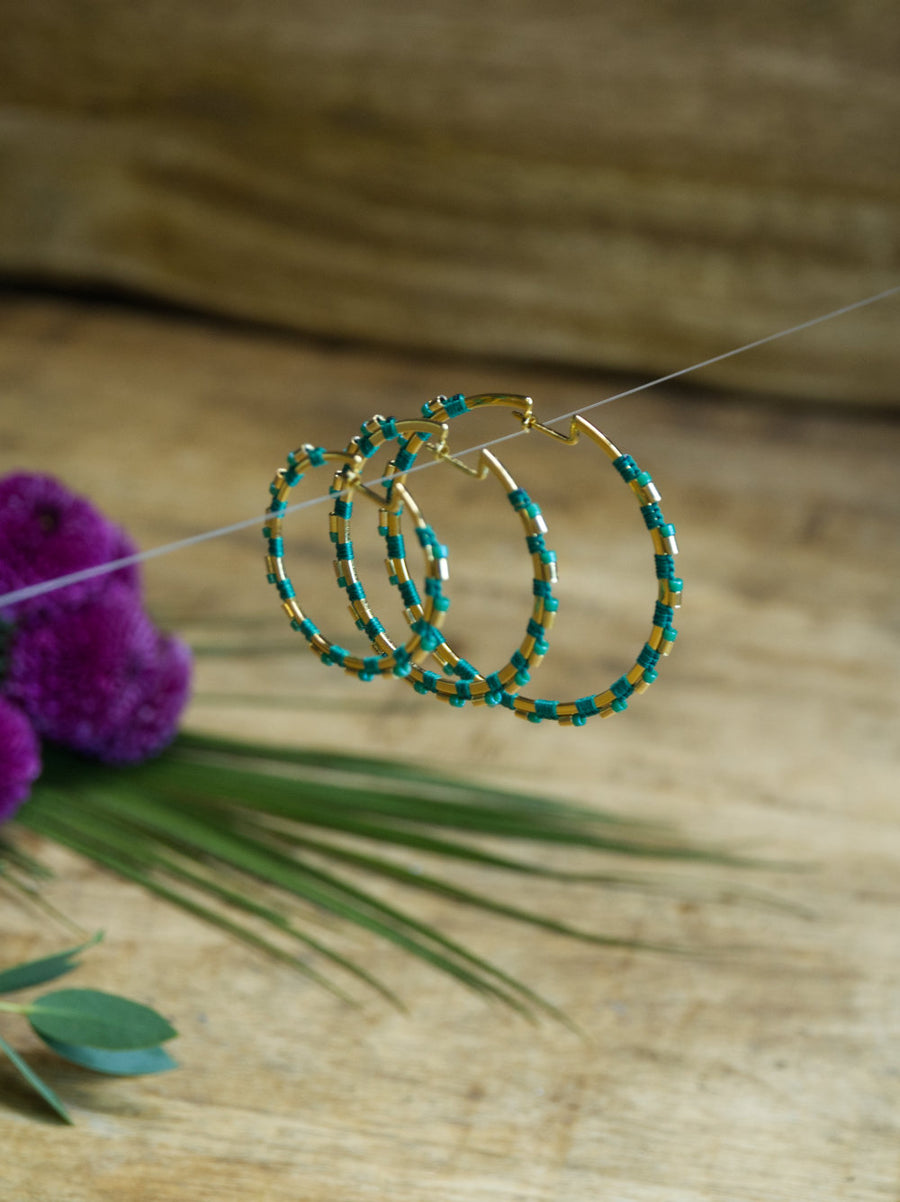 PENDIENTES ALEGRÍA VERDE S