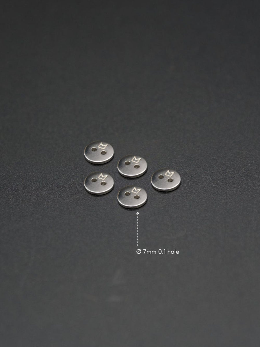 Botón Plata 7mm