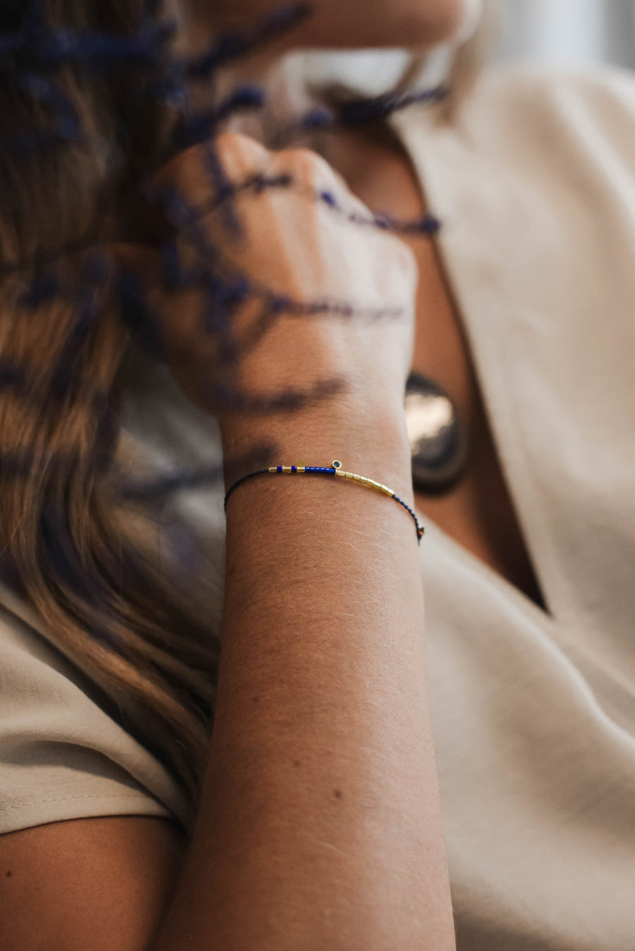 PULSERA ENCANTO ZAFIRO