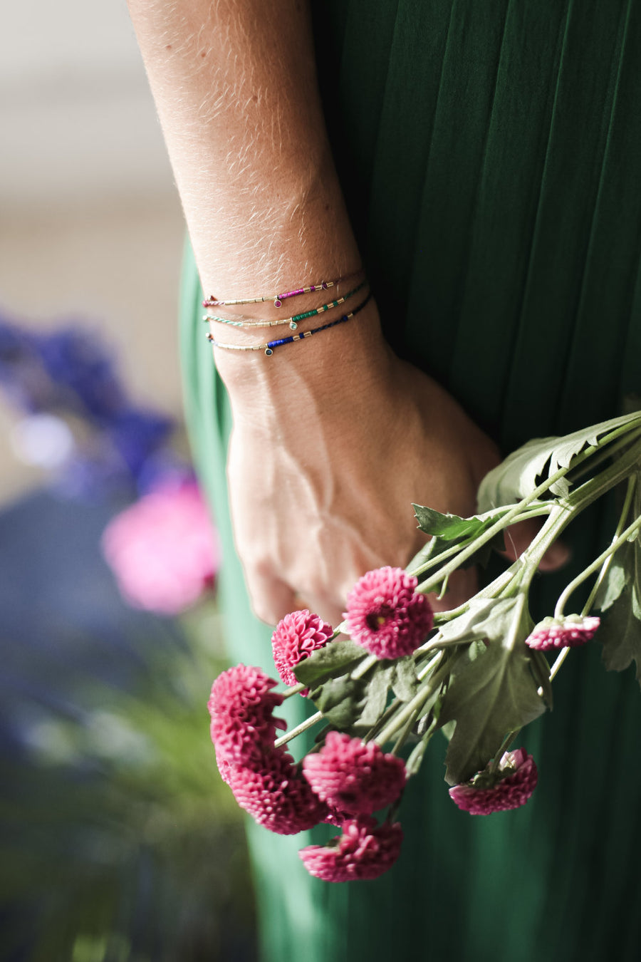 PULSERA ENCANTO ESMERALDA