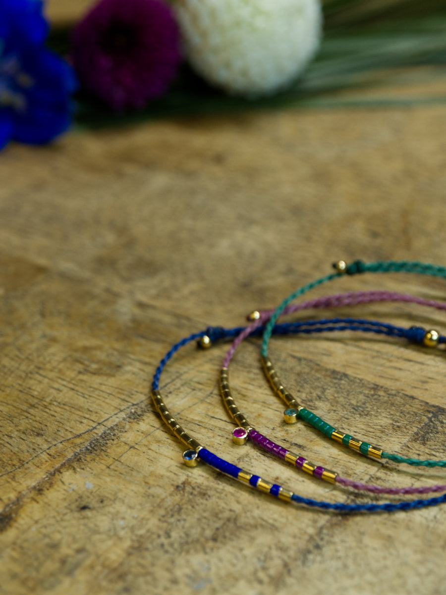 PULSERA ENCANTO ESMERALDA