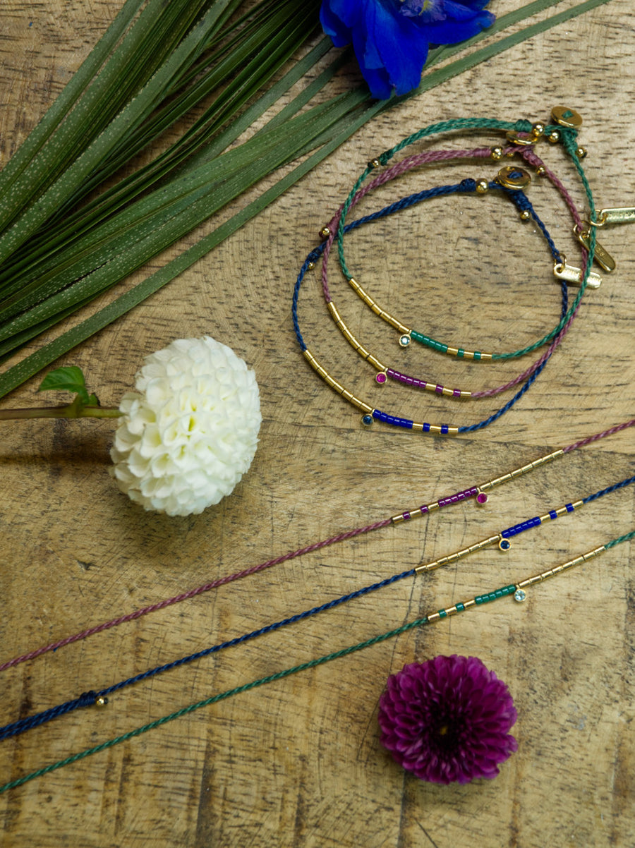 COLLAR ENCANTO ESMERALDA RUBI ZAFIRO