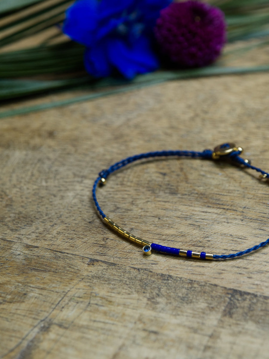 PULSERA ENCANTO ZAFIRO