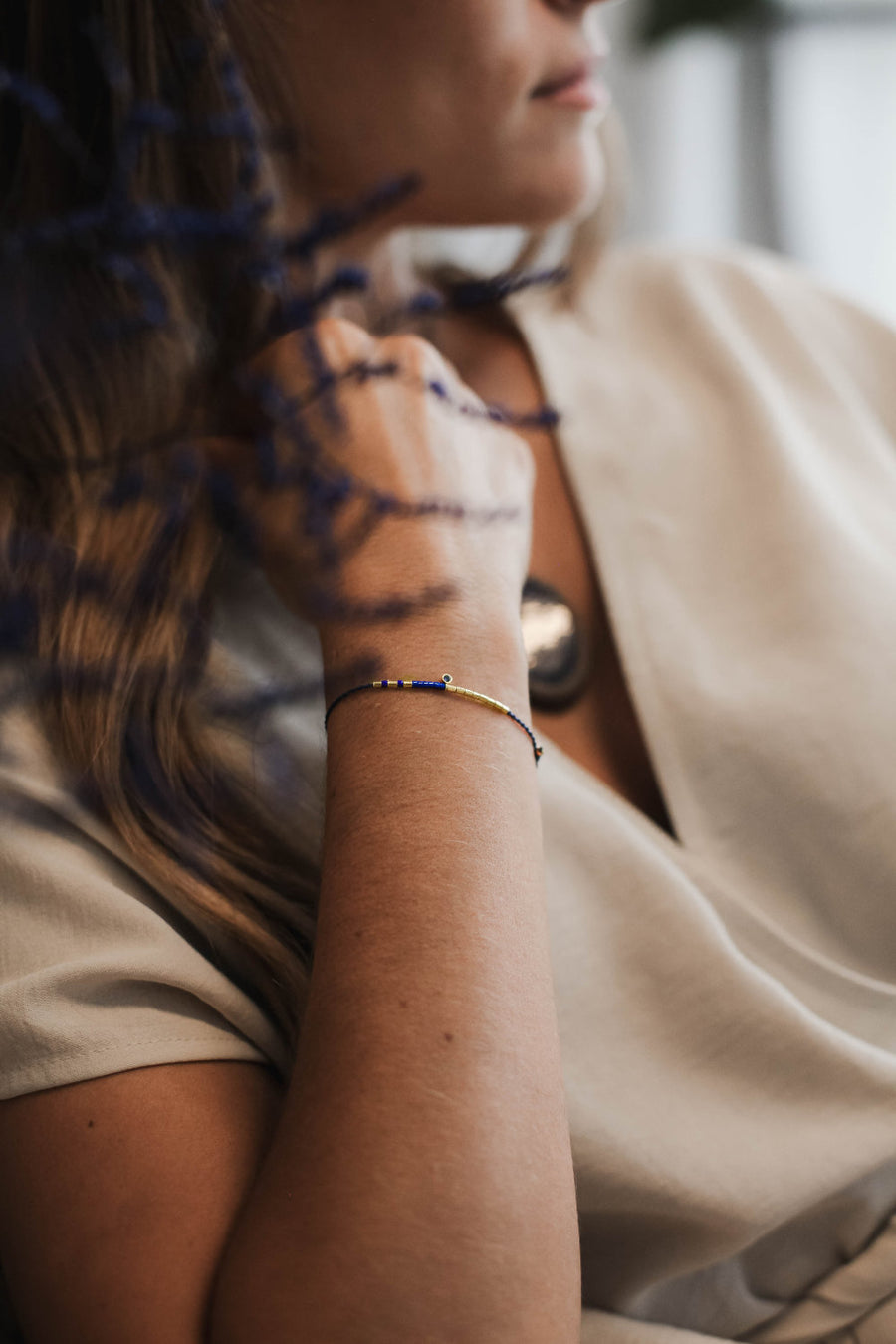 PULSERA ENCANTO ZAFIRO
