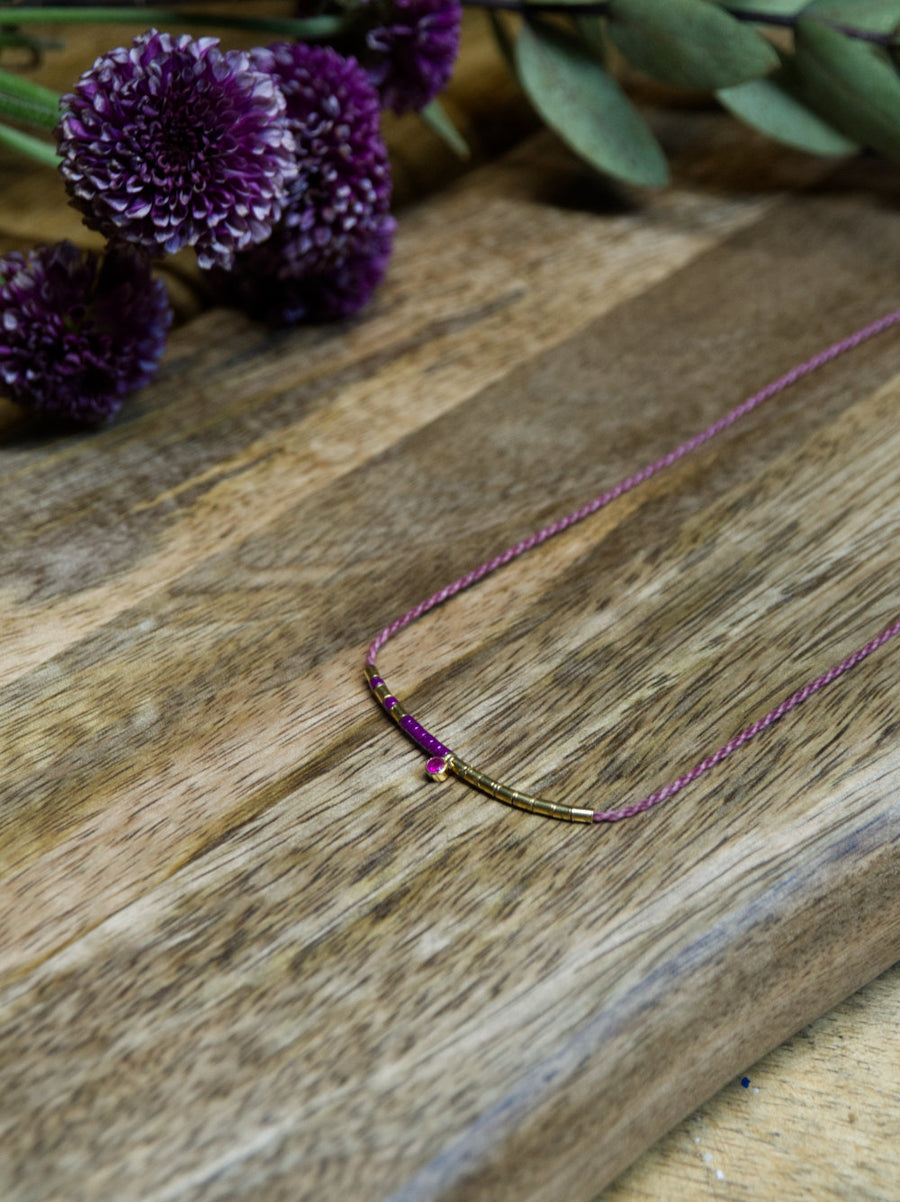 COLLAR ENCANTO ESMERALDA RUBI ZAFIRO
