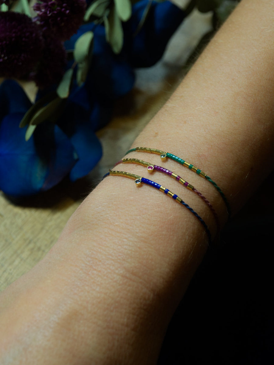 PULSERA ENCANTO ZAFIRO