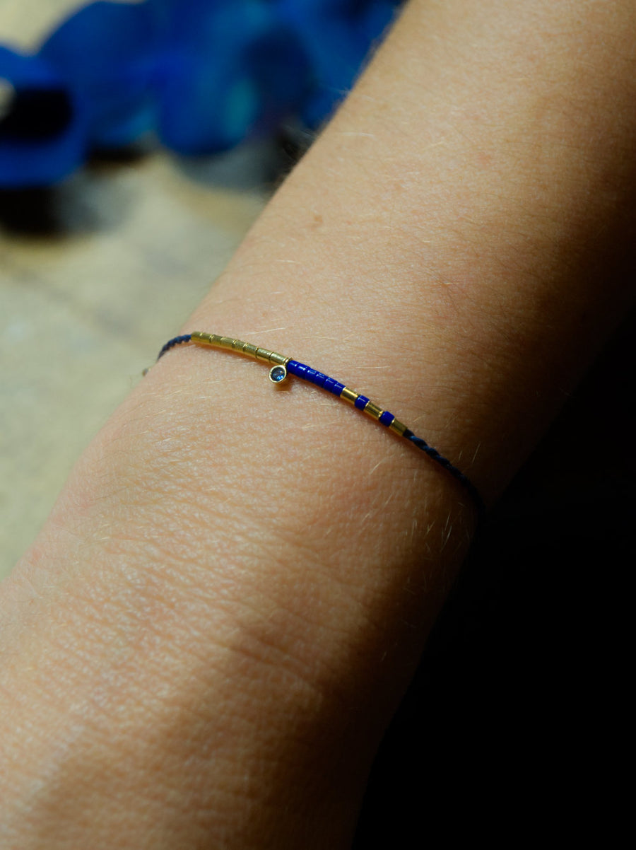 PULSERA ENCANTO ZAFIRO