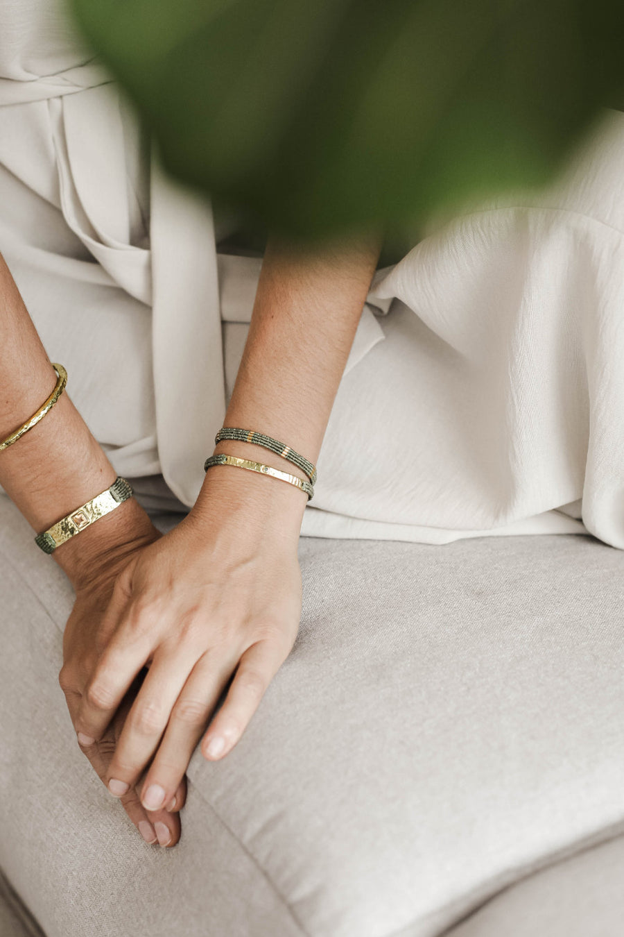 PULSERA PAZ OLIVA