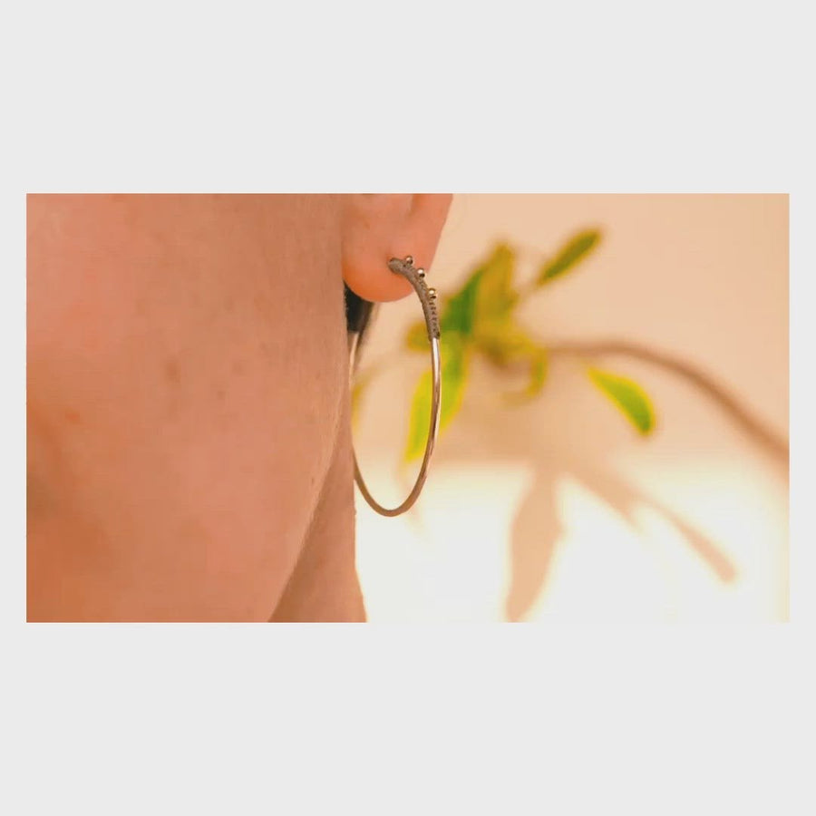 EARRINGS MIA G. PINK GOLD