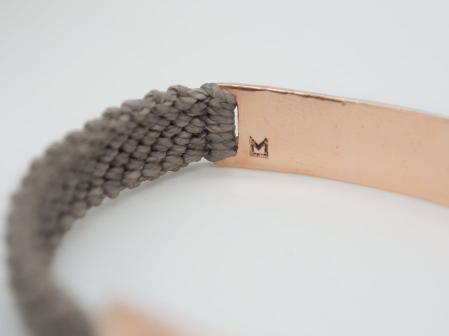 LINES TEXTURE BRACELET 4x1 VERMEIL