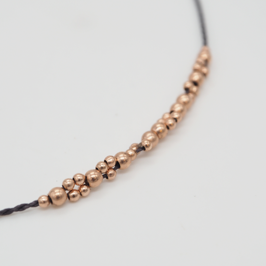 COLLAR NÉBULA ORO ROSA