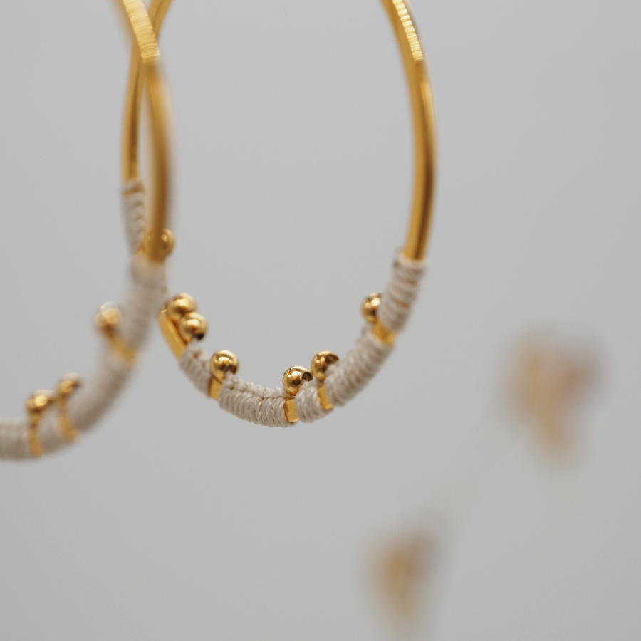 GOLD ORBIT EARRINGS