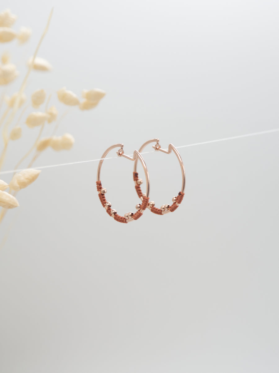 GOLD ORBIT EARRINGS
