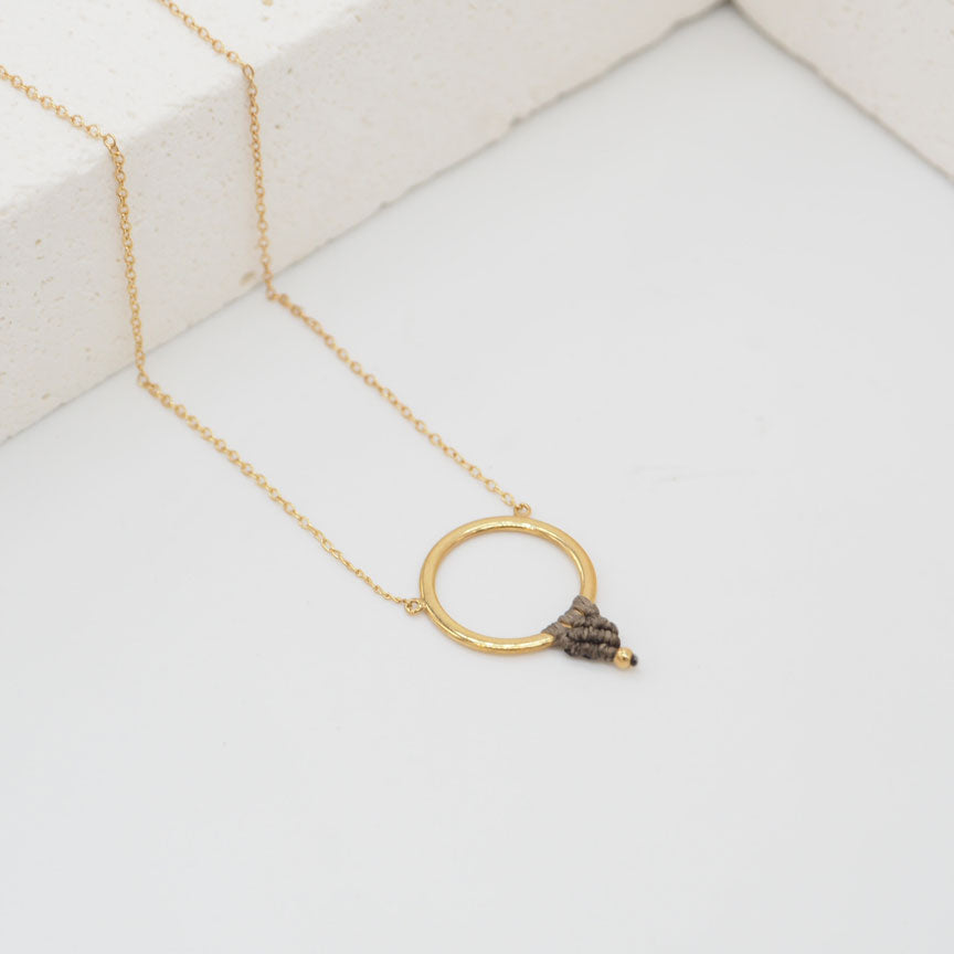GOLD COMPASS NECKLACE