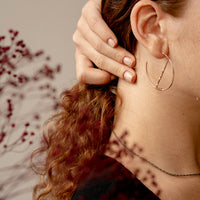PENDIENTES CAMINO G. ORO ROSA