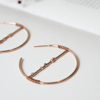 PENDIENTES CAMINO G. ORO ROSA