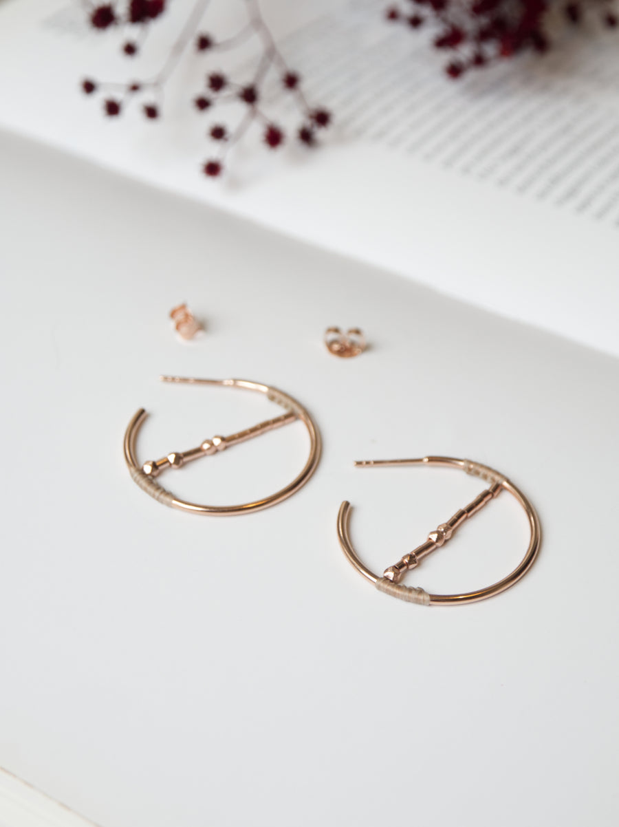PENDIENTES CAMINO M. ORO ROSA