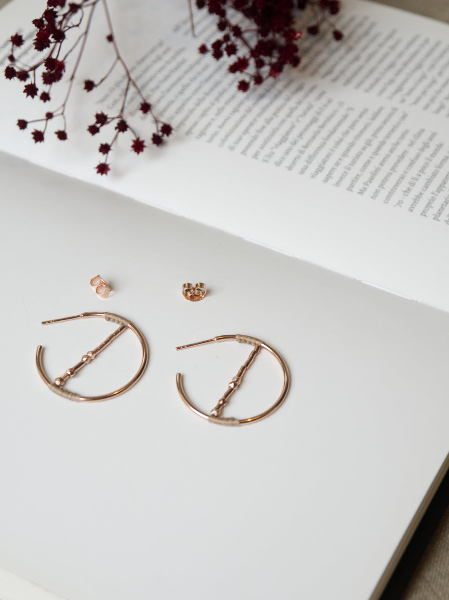 PENDIENTES CAMINO M. ORO ROSA