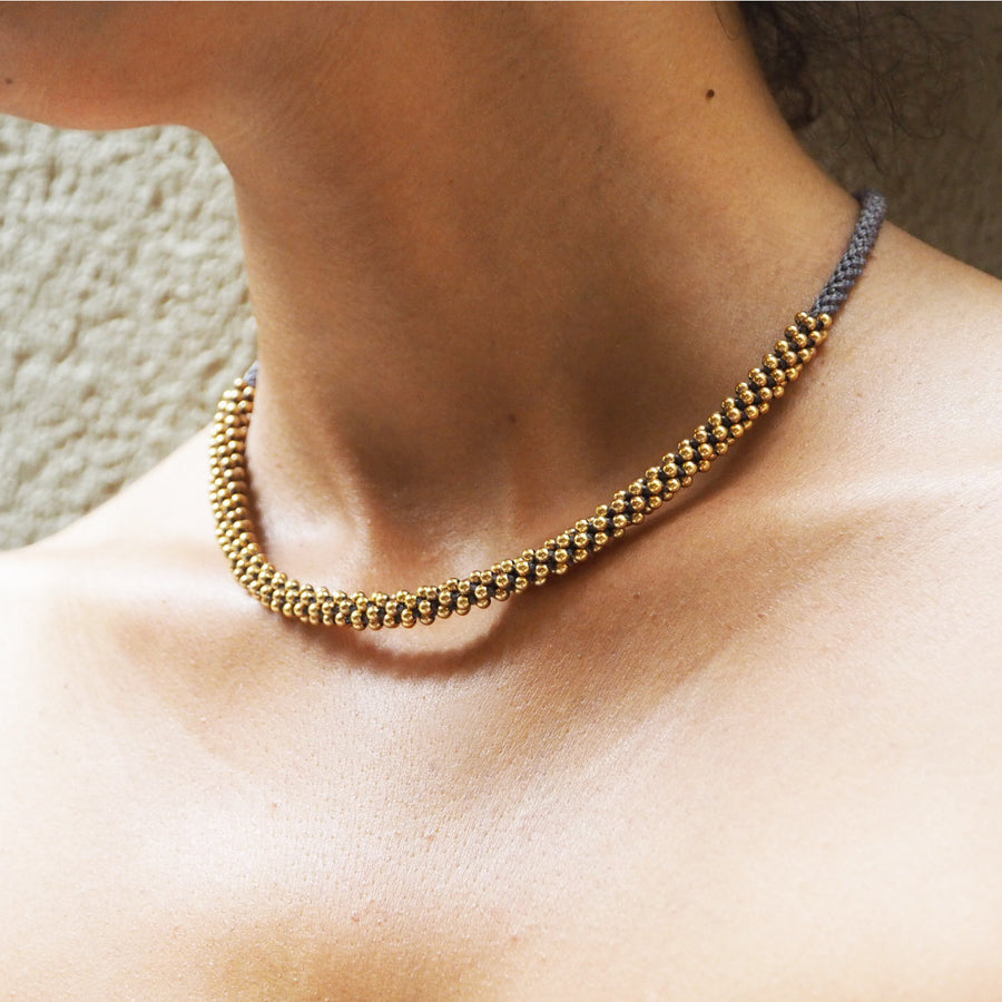 COLLAR SERPENTINA ORO