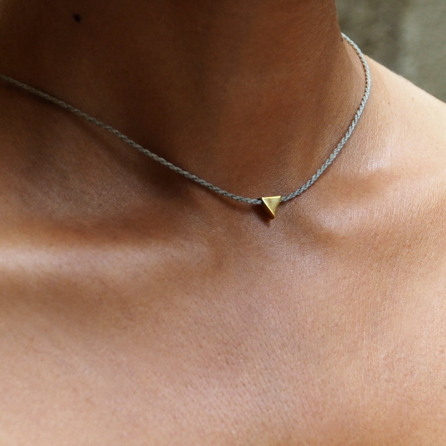 GOLD TRIANGLE NECKLACE