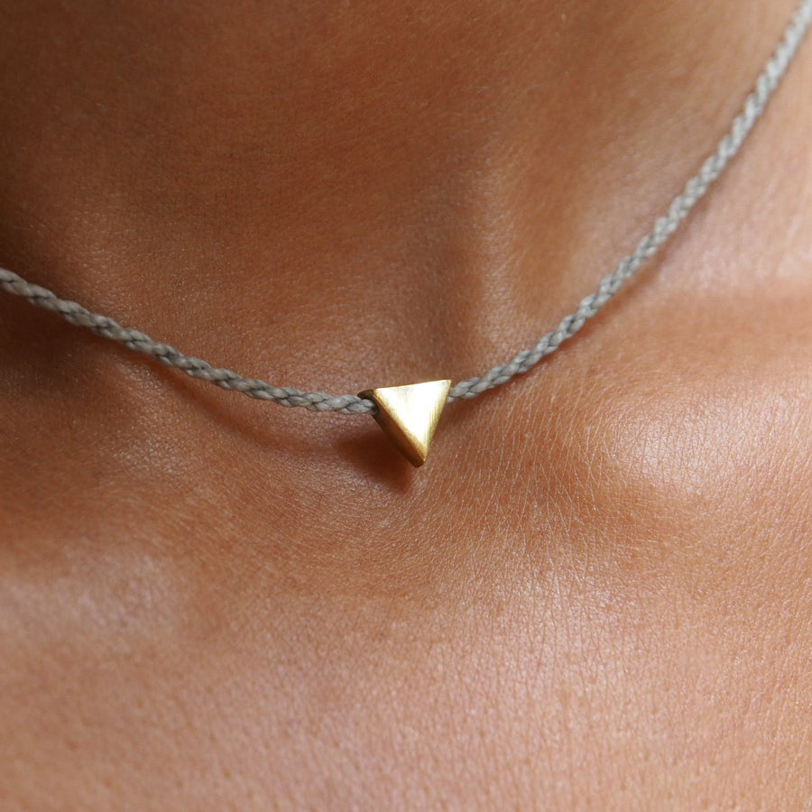 GOLD TRIANGLE NECKLACE