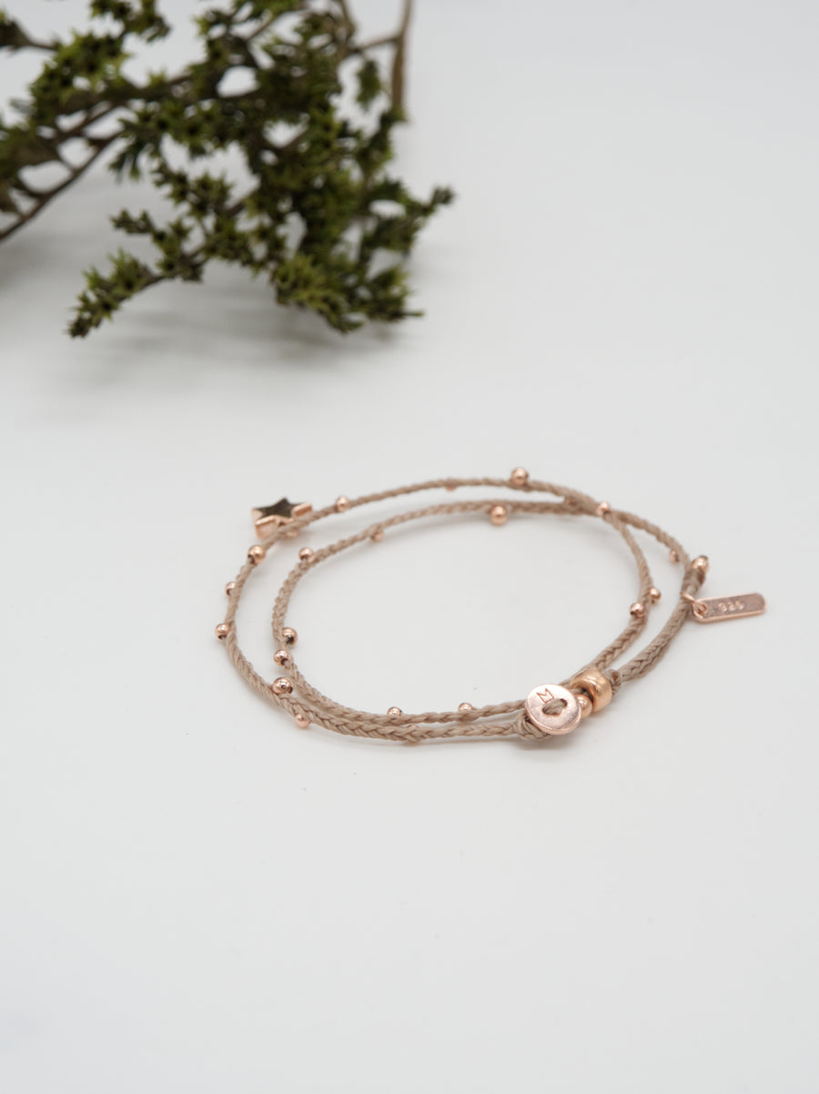 PULSERA CONSTELACIÓN ORO ROSA