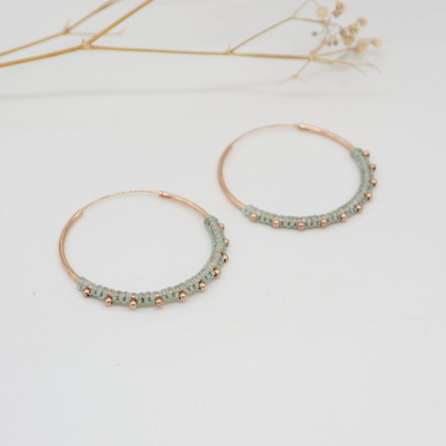 CREOLE EARRINGS BIG ROSE GOLD
