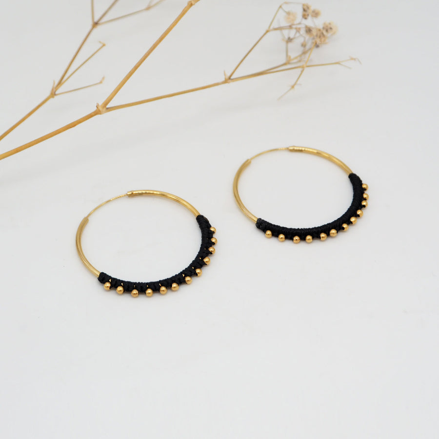 CREOLE EARRING GOLD MEDIUM