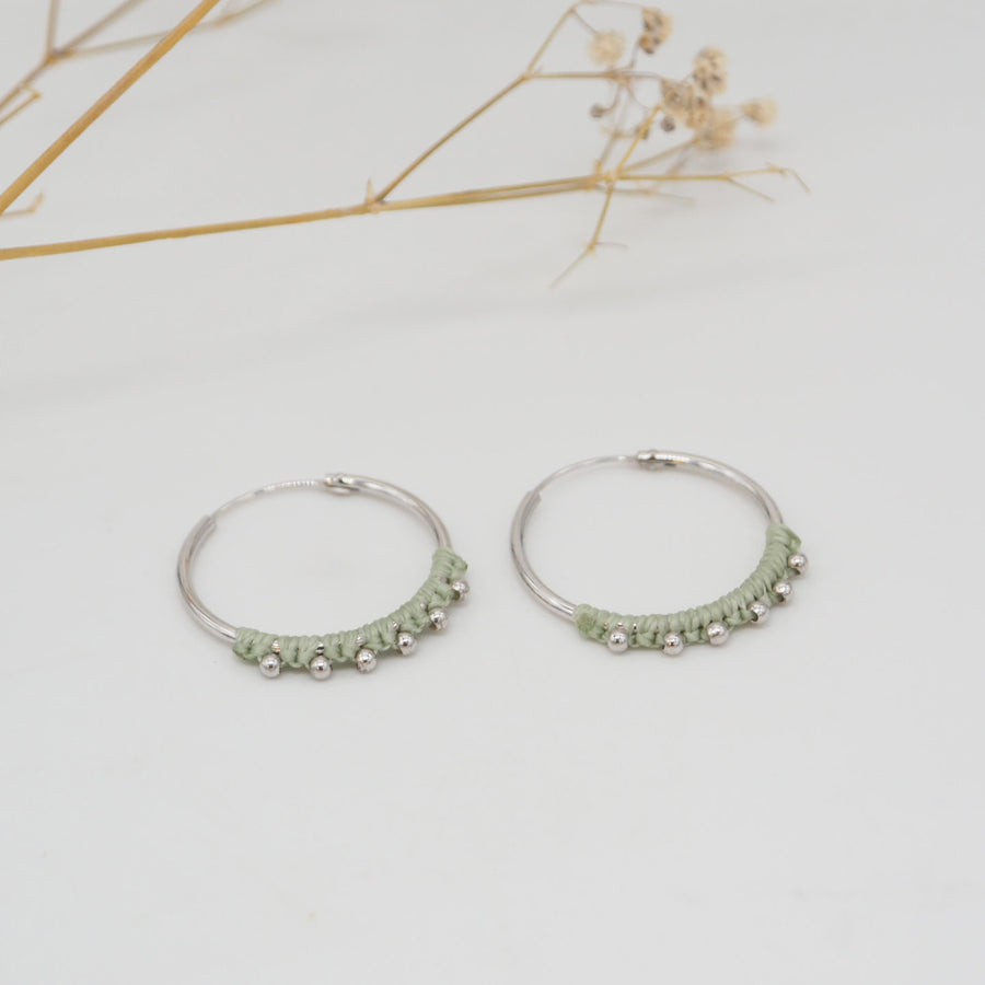 PENDIENTE CRIOLLA SMALL PLATA