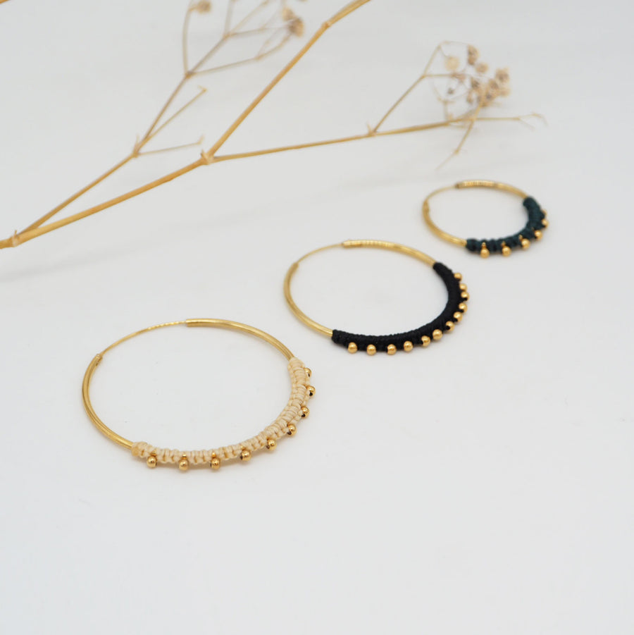 CREOLE EARRING GOLD MEDIUM