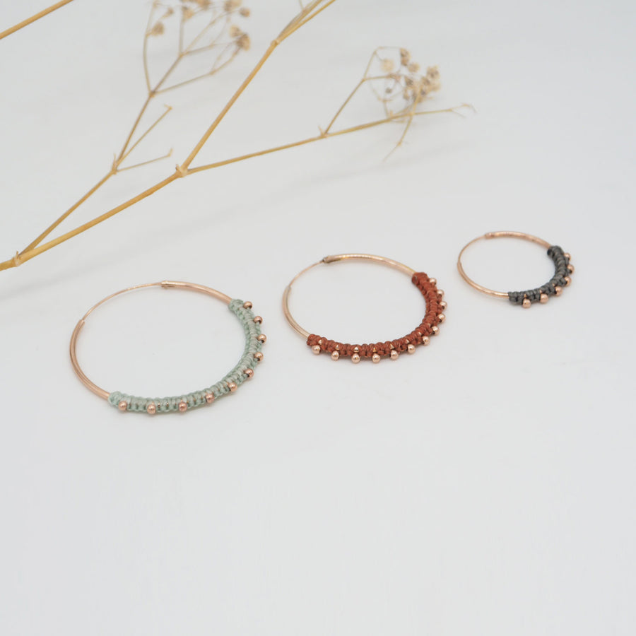 CREOLE EARRINGS BIG ROSE GOLD