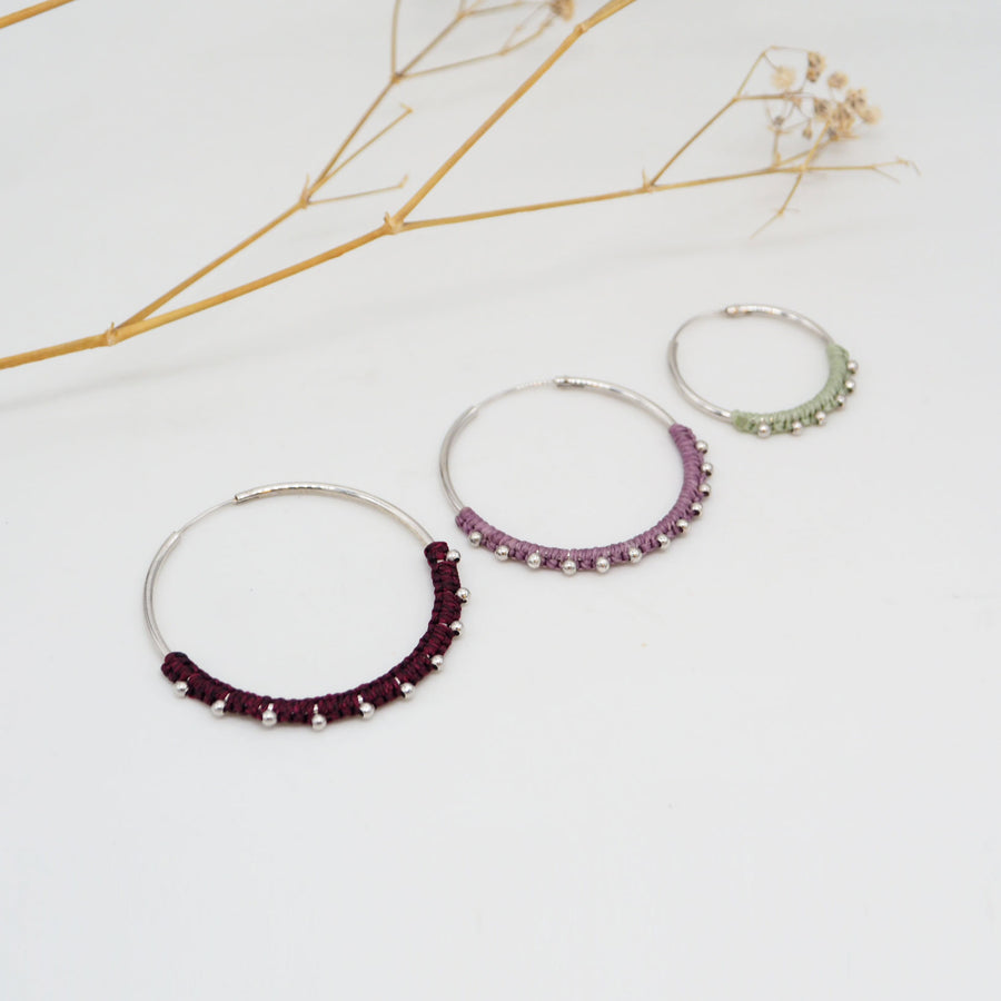 PENDIENTE CRIOLLA SMALL PLATA