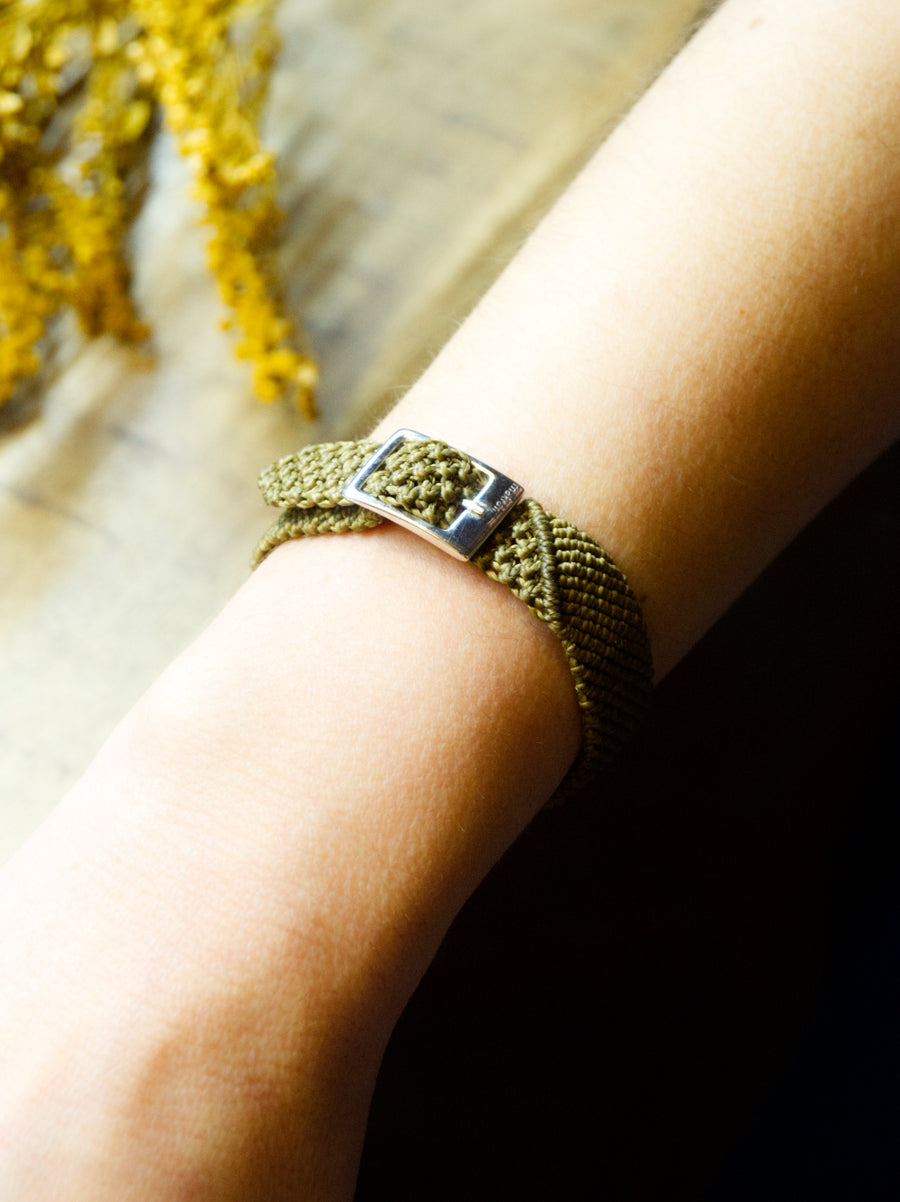 PULSERA DIAGONAL MIEL