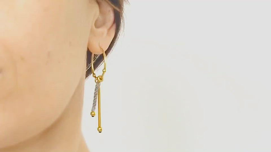 GOLD ZEN EARRINGS