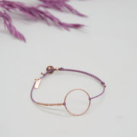 PULSERA HALO ORO ROSA
