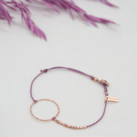 PULSERA HALO ORO ROSA