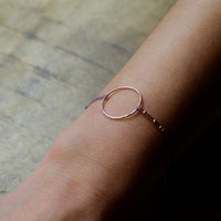PULSERA HALO ORO ROSA