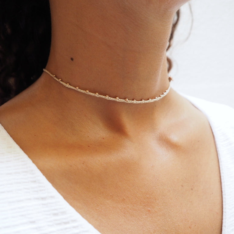 PINK GOLD LIA NECKLACE
