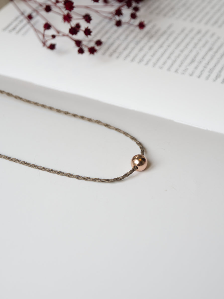 COLLAR LUME ORO ROSA