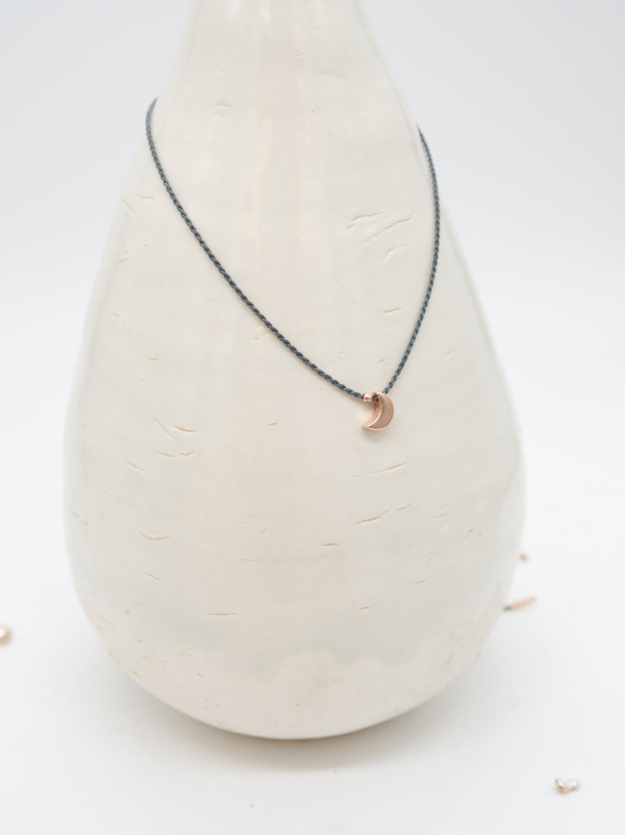COLLAR LUNA ORO ROSA