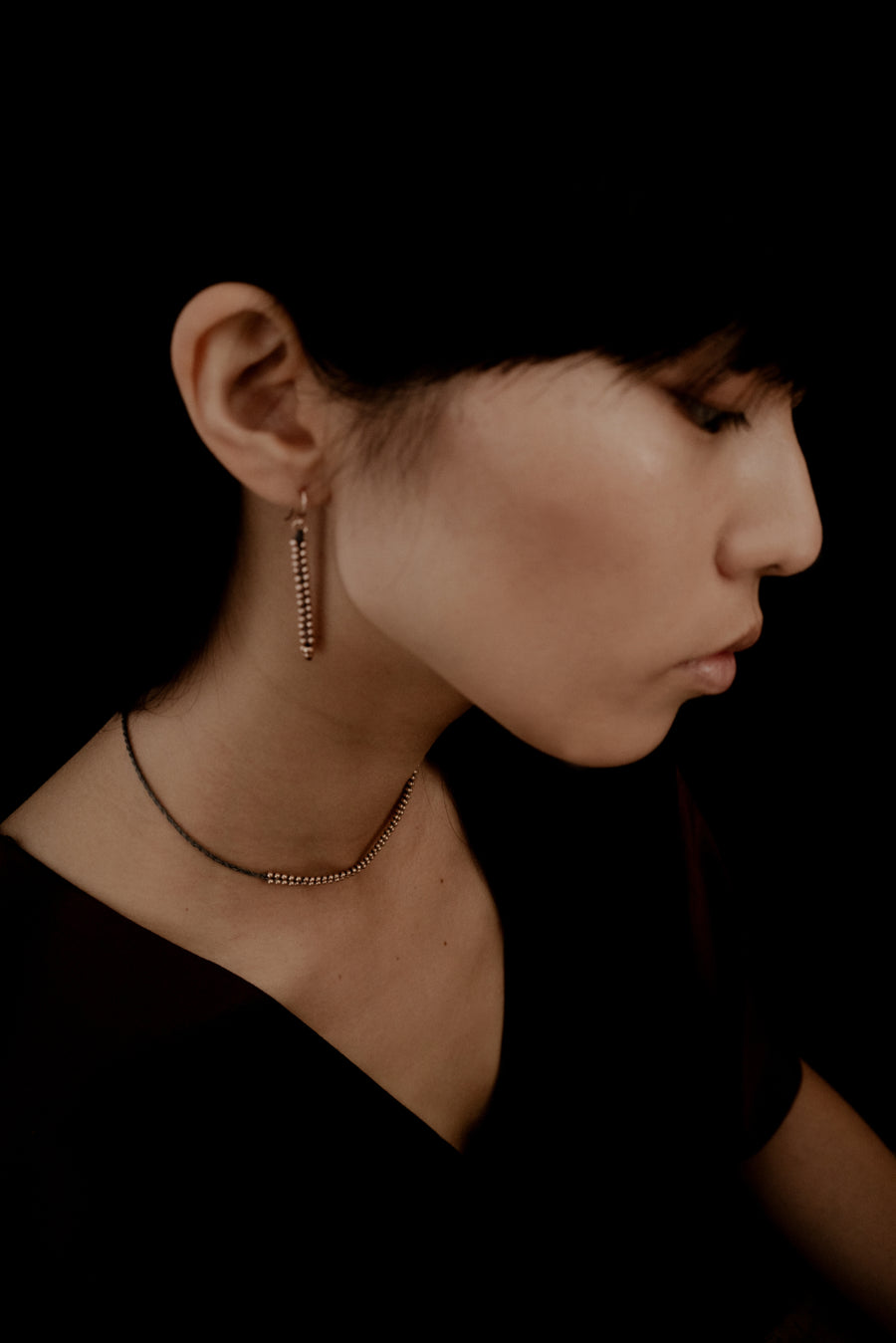 PENDIENTES SAMADHI ORO ROSA