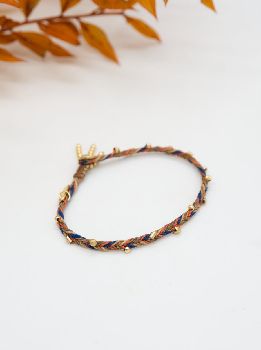 PULSERA MATÍZ ORO
