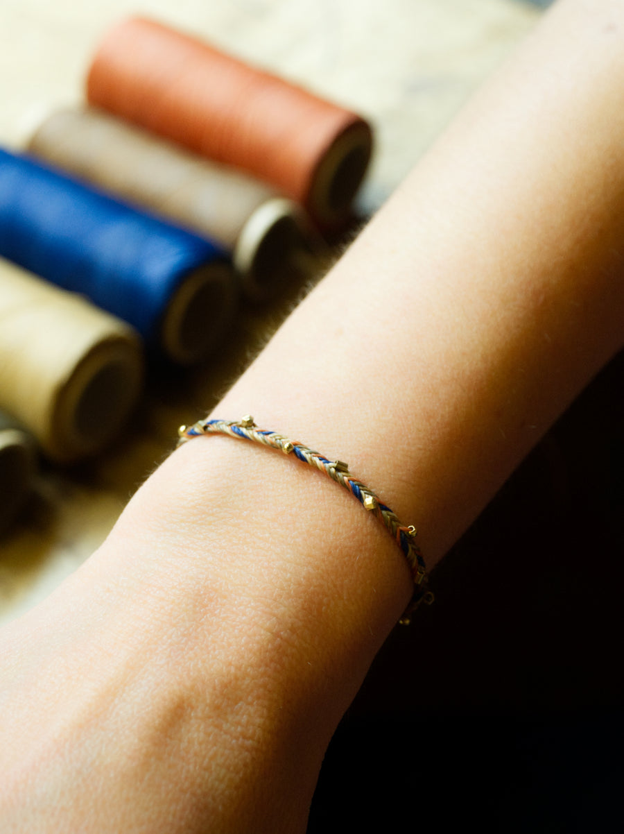 PULSERA MATÍZ ORO